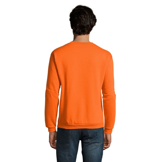 SOLS Mens Spider Round Neck Sweatshirt (Orange) - Image 2