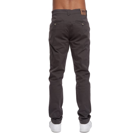 Crosshatch Mens Roysden Chinos (Charcoal) - Image 2