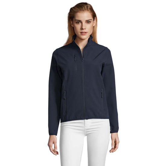 SOLS Womens/Ladies Radian Soft Shell Jacket (Abyss Blue) - Image 1