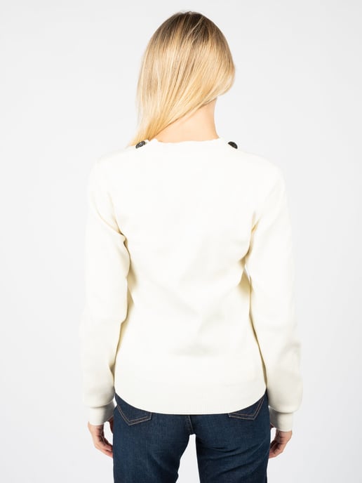 Silvian Heach Jersey Mujer Off-White - Image 4