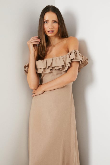 Frill Midi Dress