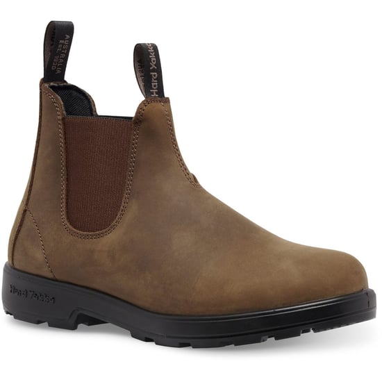 Hard Yakka Brunswick Leather Men's Saddle Brown Nubuck Boots - Image 1