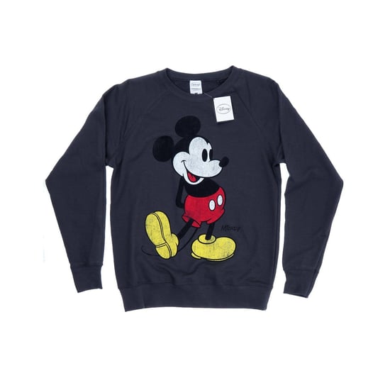 Disney Womens/Ladies Mickey Mouse Classic Kick Sweatshirt (Dark Heather) - Image 1
