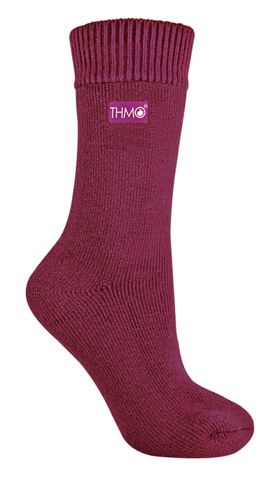 THMO - 1 Pair Ladies Thick Fleece Lined Warm Thermal Socks for Winter - Image 1