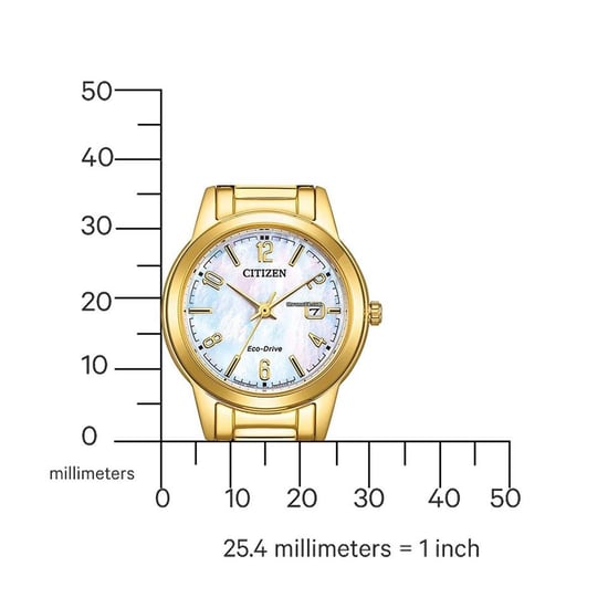 Citizen Women's Gold Watch FE1242-78D - Image 3