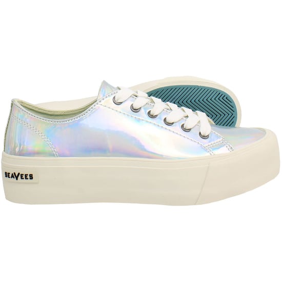 Zapatos de Mujer Seavees Monterey Platform Sun Valley Plata - Image 4