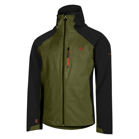 Dare 2B Mens Mountain Series Waterproof Jacket (Olive Green/Black) - Image 1
