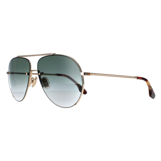 Victoria Beckham Aviator Womens Gold Green Gradient VB213S