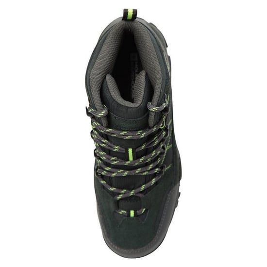 Mountain Warehouse Childrens/Kids Trail Suede Walking Boots (Lime) - Image 5