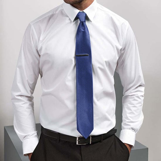 Premier Mens Puppy Tooth Formal Work Tie (Royal) - Image 2