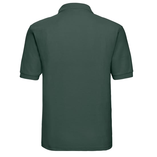 Russell Mens Polycotton Pique Polo Shirt (Bottle Green) - Image 2
