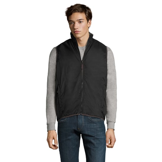 SOLS Unisex Adult Winner Reversible Body Warmer (Black) - Image 1