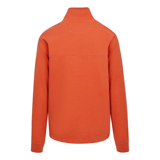 Regatta Mens Agilno Half Zip Fleece Top (Rusty Orange) - Image 2