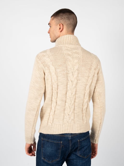 Xagon Suéter del hombre beige - Image 4