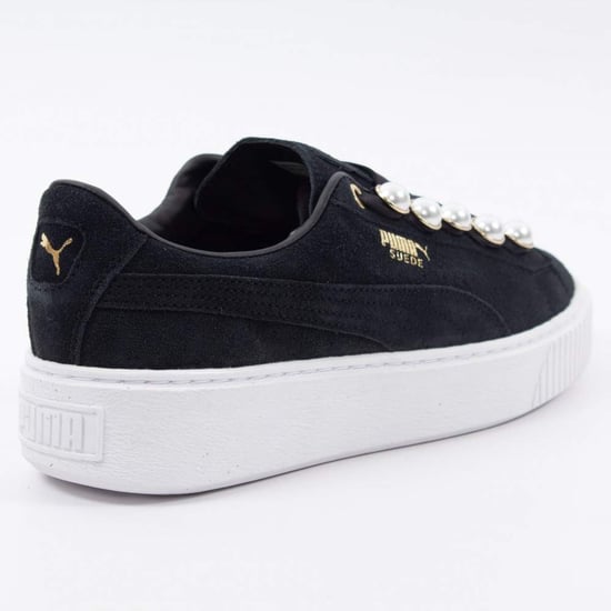 Puma Mujer Wildleder Plateau-Sandalen mit Glitzer - Image 4