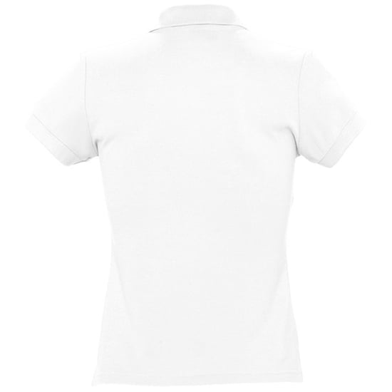 SOLS Womens/Ladies Passion Pique Short Sleeve Polo Shirt (White) - Image 2