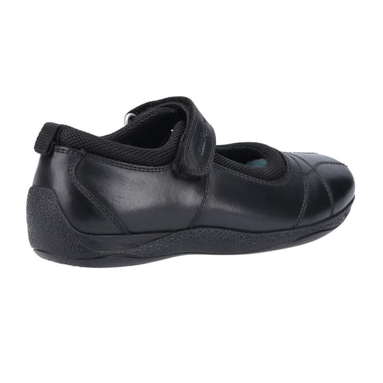 Hush Puppies Girls Clara Leather School Shoes (Black) - Image 2