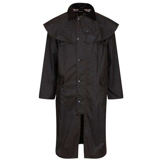Regatta Mens Cranbrook Waterproof Wax Jacket (Brown) - Image 1