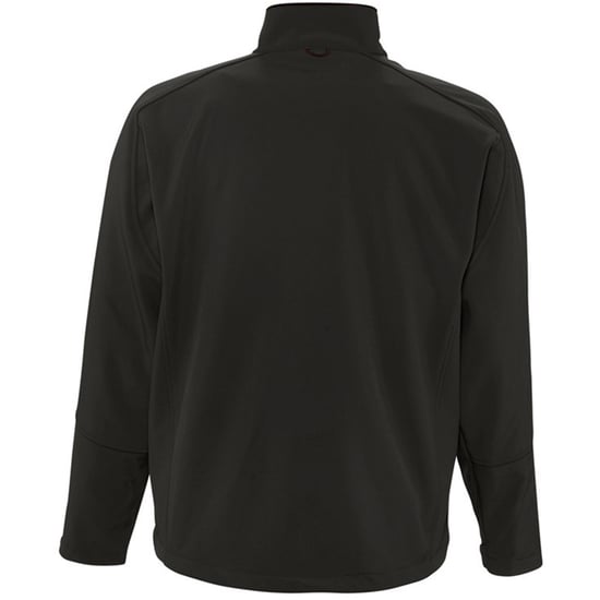 SOLS Mens Relax Soft Shell Jacket (Breathable, Windproof And Water Resistant) (Black) - Image 2