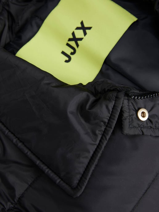 GBJJXX gewatteerde winterjas van gerecycled polyester zwart - Image 4