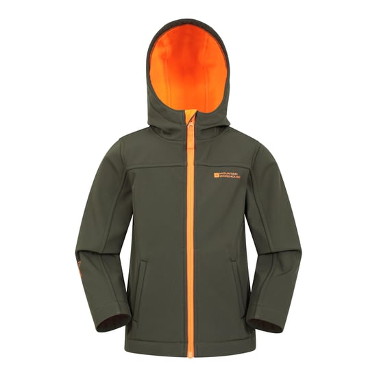 Mountain Warehouse Childrens/Kids Exodus Water Resistant Soft Shell Jacket (Teal) - Image 1