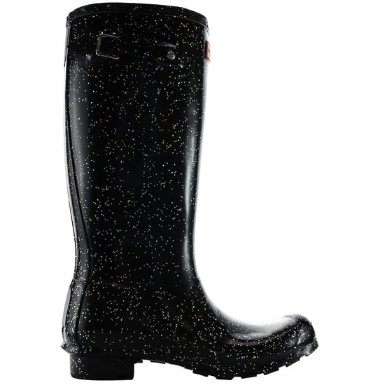 Botas de agua negras para niños Hunter Giant Glitter - Image 1