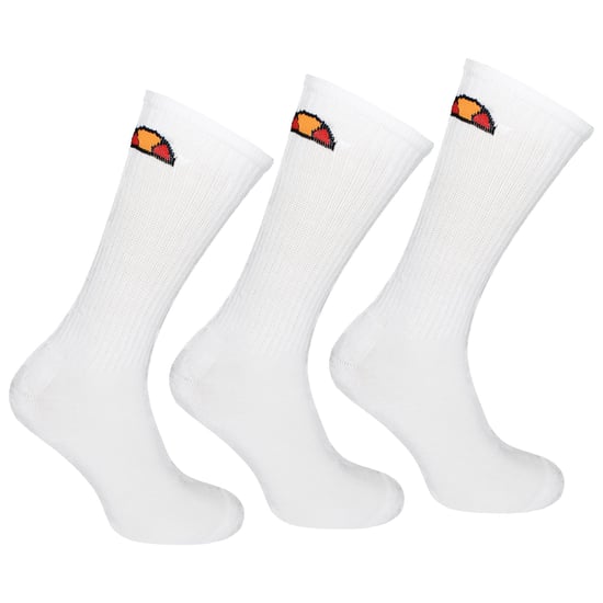 Ellesse 3-Pack Tisbi Mens White Long Socks - Image 1