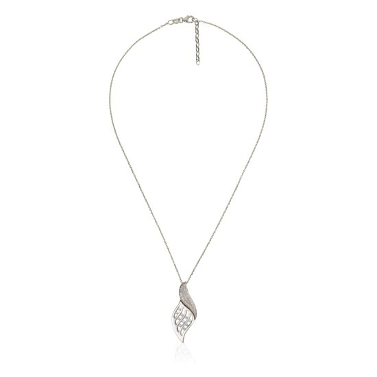 Orphelia Women's 925 Sterling Silver Chain with Pendant - Silver ZH-4778 - Image 3