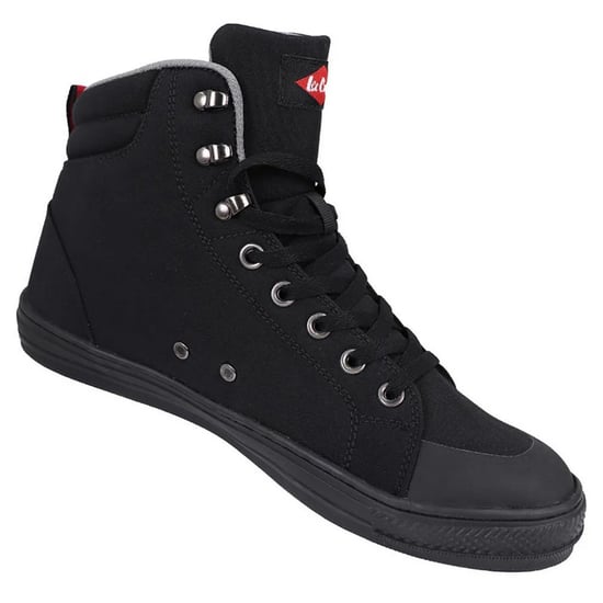 Lee Cooper Mens Cordura Ankle Safety Shoes (Black) - Image 1