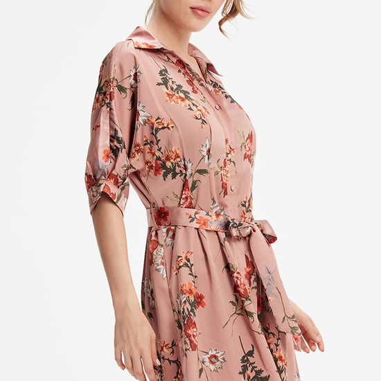 Shirt dress with floral print - Image 3