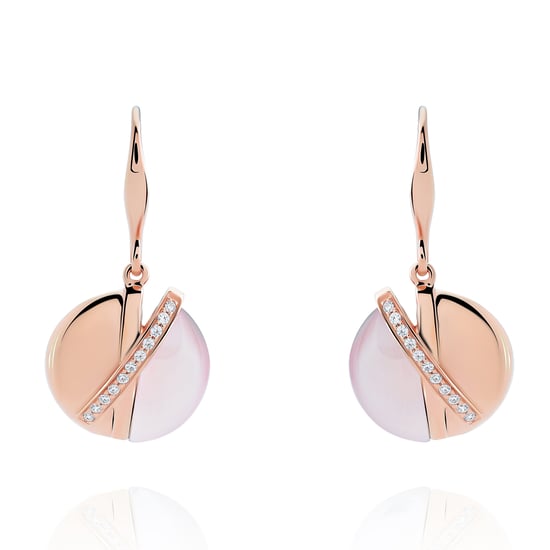 Orphelia 'Moragene' Women's 925 Sterling Silver Set: Necklace + Earrings + Ring - Rose SET-7506/RG - Image 3