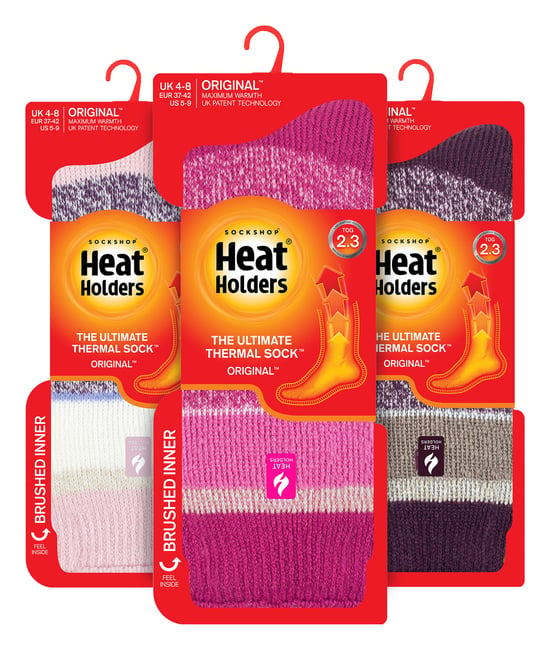 HEAT HOLDERS - 3 Pack Multipack Ladies Insulated Thermal Socks for Winter - Sydney - Image 2