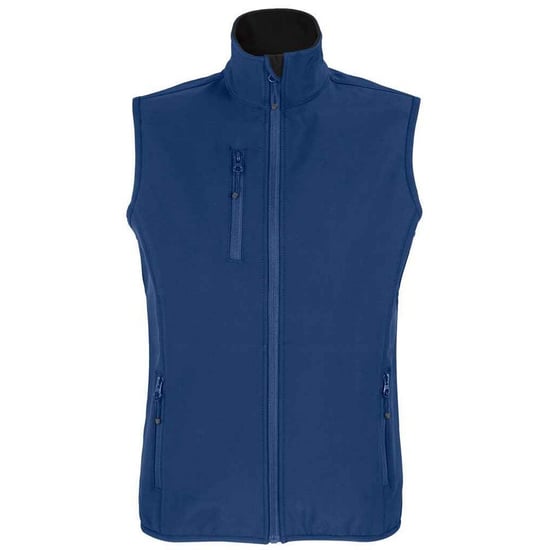 SOLS Womens/Ladies Falcon Softshell Recycled Body Warmer (Abyss Blue) - Image 1
