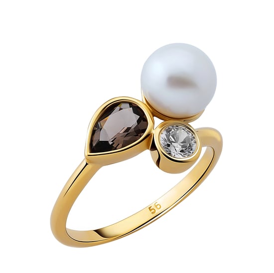 Orphelia Women's 925 Sterling Silver Ring - Gold ZR-7498/G - Image 3