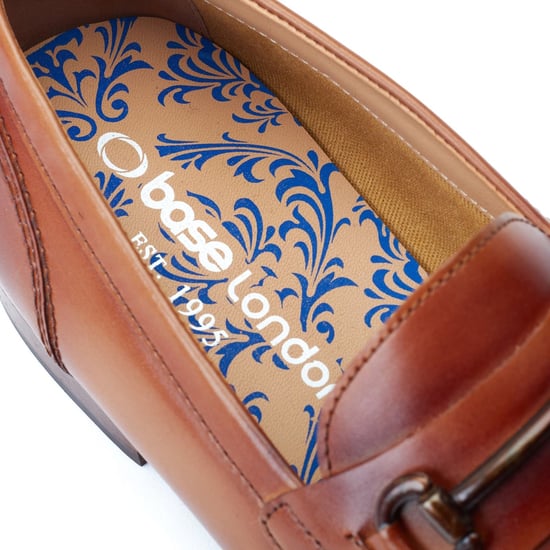 Base London Russo Leather Men's Burnt Tan Loafers - Image 6