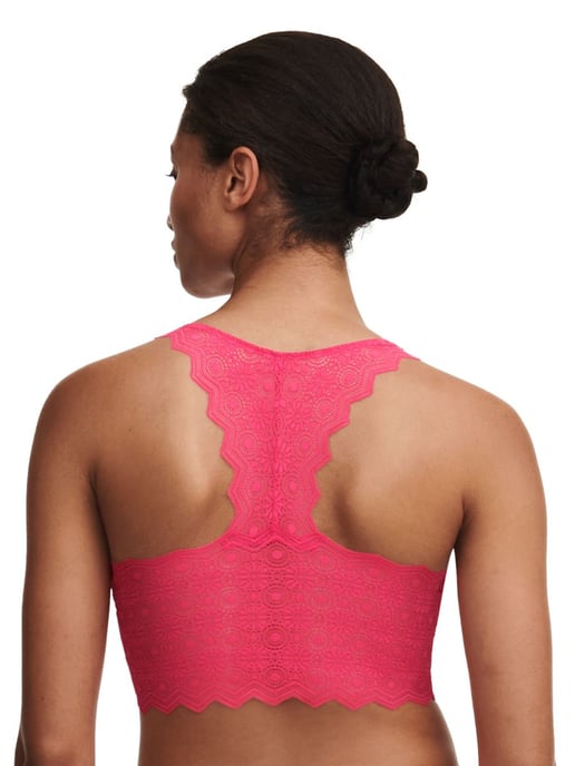 Georgia Padded Bralette - Lipstick Pink