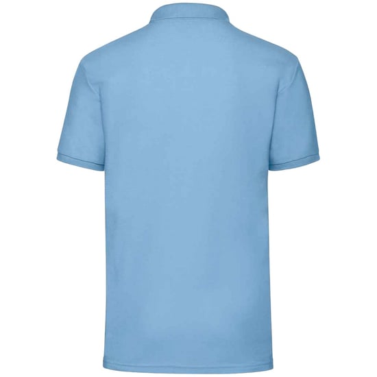 Fruit of the Loom Mens 65/35 Polo Shirt (Sky Blue) - Image 2