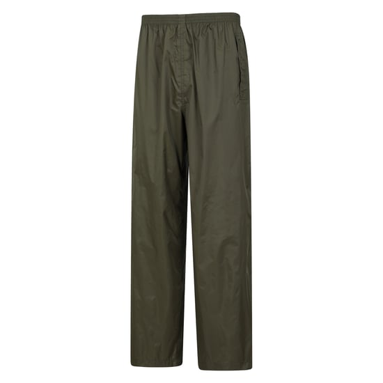 Mountain Warehouse Mens Pakka Waterproof Over Trousers (Dark Khaki) - Image 4