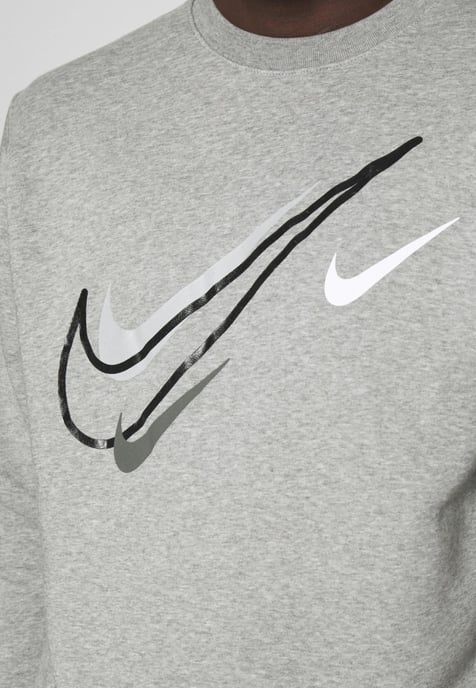 Chándal con cuello redondo y logo multicolor de Nike para hombre en gris - Image 4