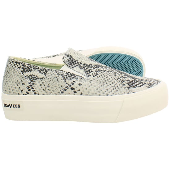 Seavees Baja Platform Mulholland Mujeres Zapatillas Beige - Image 4
