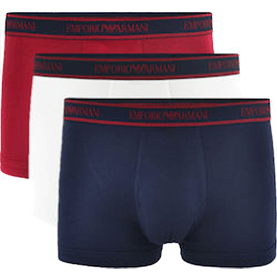 Pack de 3 bóxers Emporio Armani para hombre con logotipo ilimitado - Image 2