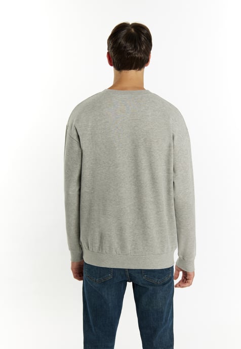 Mo Sweatshirt Men Grey melange - Image 4