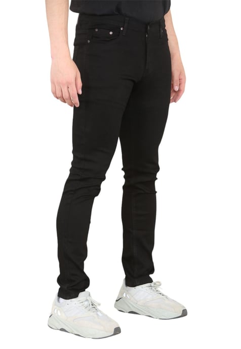 MYT Vaqueros ajustados para hombre Denim elástico en negro - Image 2