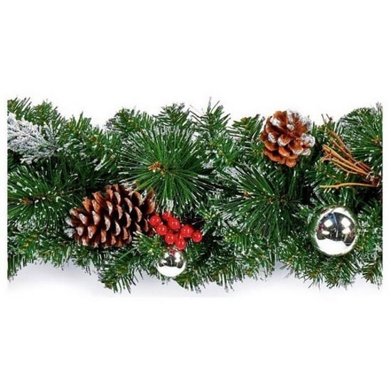 Premier Christmas Dressed Garland (Silver)