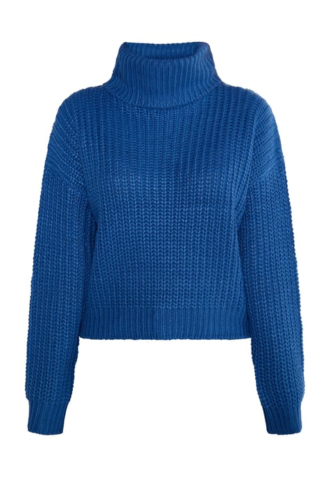 Mymo Knitted pullover women marine - Image 1