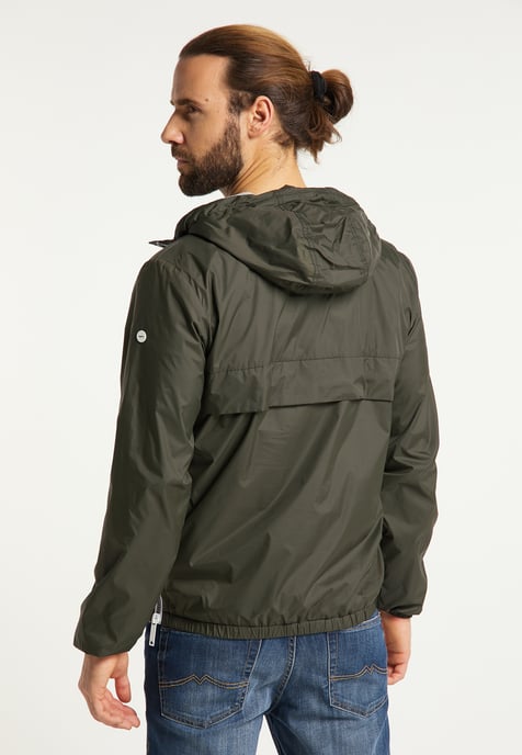 Dreimaster pullover jacket Men dark olive - Image 4