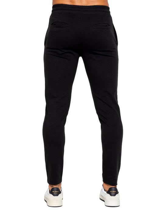 Enzo | Conjunto de chándal con sobrecamisa para hombre - Negro - Image 6
