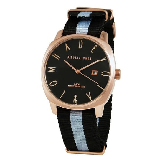Devout & Lomba Mens Watch DL008MSPBK-GR-03BLACK (42 mm)