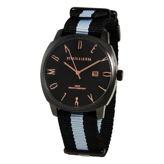 Devout & Lomba Mens Watch DL008MSPBKGR-04BLACK (42 mm)