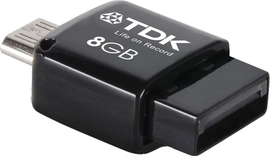 Aquarius Tdk 938472 - Memory 2 in 1 of 8 GB (mini USB to USB 2.0)